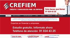 Desktop Screenshot of financiacionparaempresas.com